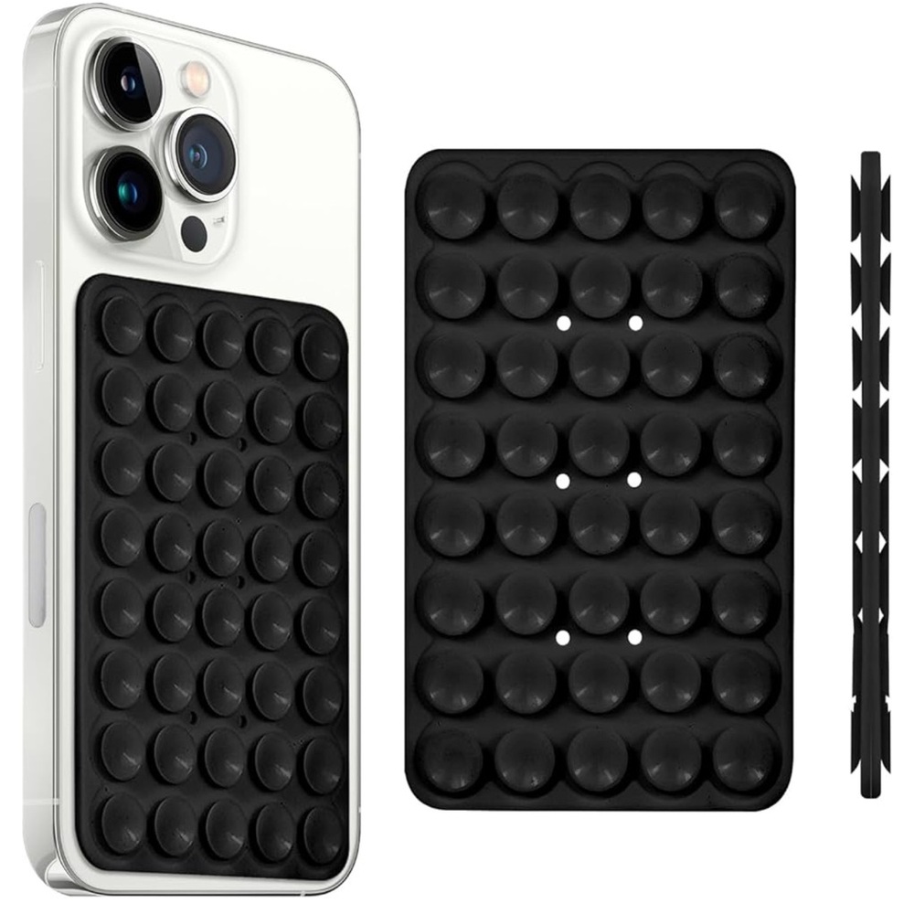Black Anti-Slip Phone Grip for Smartphones